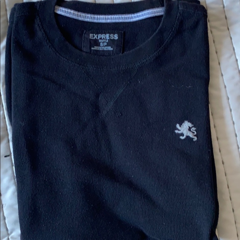 Black Long sleeve thermal by express
